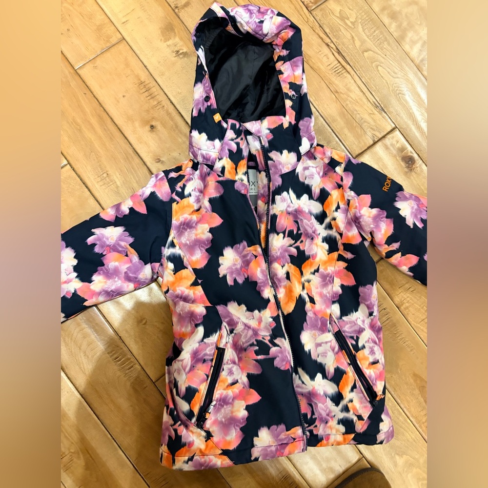 Floral Roxy ski  Hooded Jacket